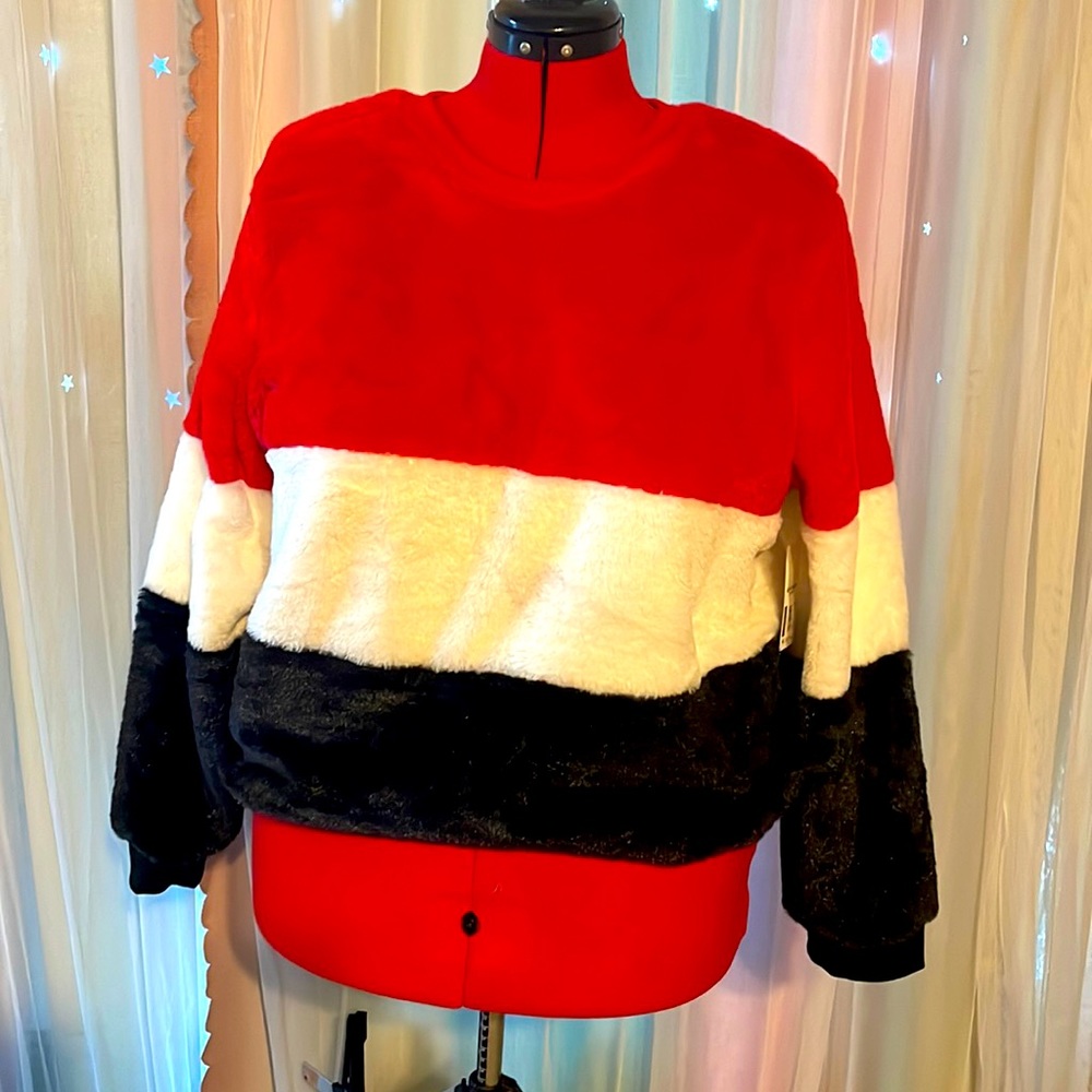New fuzzy sweater